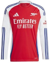 adidas - Arsenal Home Long Sleeve Shirt 2024 2025 Adults - Lyst