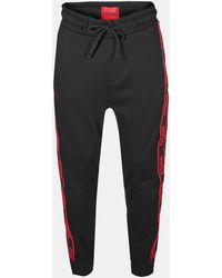 HUGO - Bodywear Liam Closed Hem Soft Fleece Joggers With Elasticated Cuffs - Lyst