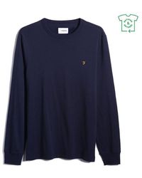 Farah - Long Sleeve Dennis T Shirt - Lyst