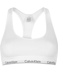 Calvin Klein - Modern Cotton Logo Bralette - Lyst