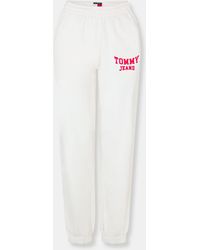 Tommy Hilfiger - Varsity Cuffed Ankle Fleece Joggers - Lyst