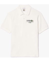 Lacoste - Fit Roland Garros Edition Terry Polo Shirt - Lyst