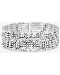 Mood - Crystal Cuff Bracelet - Lyst
