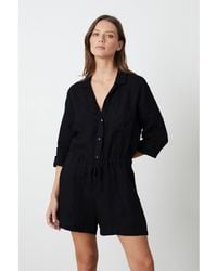 Velvet By Graham & Spencer - Linen Jumpsuit - Lyst