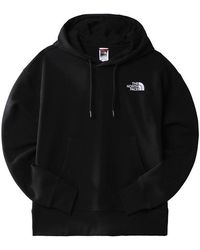 The North Face - W Essential Hoodie White Dune - Lyst