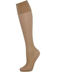 Charnos - 5 Per Packet Sheer Knee High Socks - Lyst