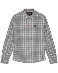 Lyle & Scott - Poplin Check Shirt - Lyst
