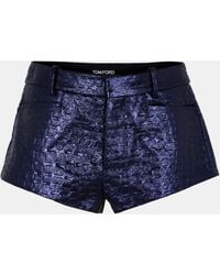 Tom Ford - Tailored Woven Tracksuit Shorts - Lyst