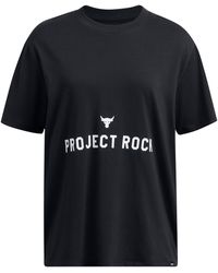 Under Armour - Project Rock Campus T-Shirt - Lyst