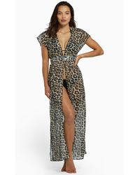 Wolf & Whistle - Maxi Beach Cover Up Dress - Lyst