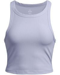 Under Armour - Meridian Rib Cropped Tank - Lyst