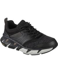 Skechers - Mixed Material Bungee Lace Low-top Trainers - Lyst