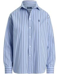 Polo Ralph Lauren - Stripe Long Sleeve Oxford Shirt - Lyst