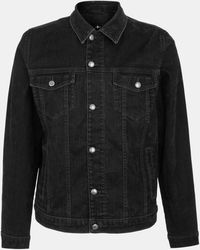 7 For All Mankind - Perfect Button-Through Tailored Denim Jacket - Lyst