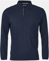 Barbour - Essentials Long Sleeve Polo Shirt - Lyst