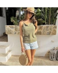 AX Paris - Strappy Cowl Neck Twist Back Cami Top - Lyst
