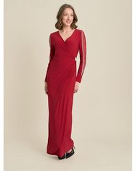 Gina Bacconi - Stefanie Long Sleeve Maxi Dress - Lyst