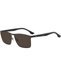 BOSS - Rectangular Wayfarer Sunglasses - Lyst