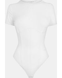 GOOD AMERICAN - Corset Structured Compression Bodysuit - Lyst