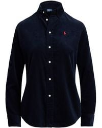 Polo Ralph Lauren - Cord Long-Sleeve Plain Shirt - Lyst