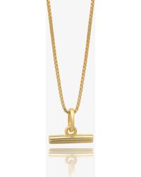 Rachel Jackson - Mini Tbar Nl Pendant Necklace - Lyst
