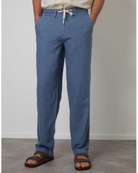 Threadbare - Linen Straight Leg Trouser - Lyst