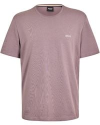 BOSS - Bodywear Mix & Match Short Sleeve T-Shirt With Logo Detail - Lyst