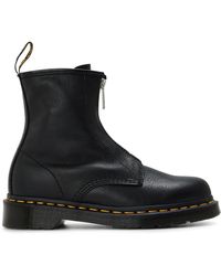 Dr. Martens - Zipped Flat Ankle Boots - Lyst