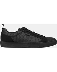 HUGO - Faux-Leather Logo Trainers - Lyst