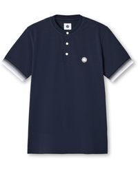 Pretty Green - Gradient Grandad Regular Fit T-Shirt - Lyst