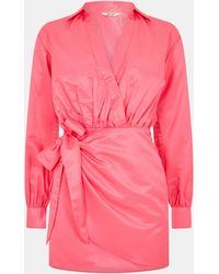 Jack Wills - Draped Shirt Dress - Lyst