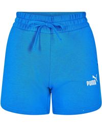 PUMA - Fleece Jogger Shorts - Lyst