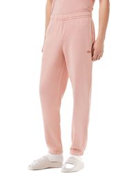 Lacoste - Closed Cuff Fleece Tapered Joggers - Lyst