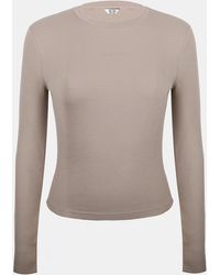 Jack Wills - Waffle Lsbaby Cotton Crew Neck Slim Fit Long Sleeve T-Shirt - Lyst