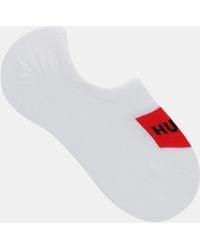 HUGO - 2 Pack Invisible Logo Detail Socks - Lyst