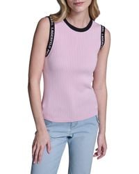 KARL LAGERFELD - Sportswear Knitted Top - Lyst