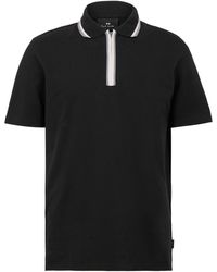Paul Smith - Zipped Short Sleeve Polo Shirt - Lyst