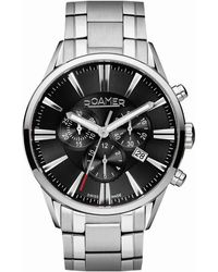 Roamer - Chrono Stainless Steel Luxury Quartz Watch - Lyst