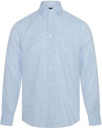 Gieves & Hawkes - Long Sleeve Plain Shirt - Lyst