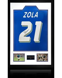 The Fan Cave - Gianfranco Zola Signed Italy Shirt Premium Frame - Lyst