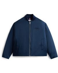 Tommy Hilfiger - Ribbed Trim Zip-Through Bomber Jacket - Lyst