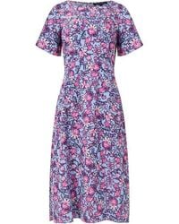 French Connection - Fotini Eco Delphine Cut-out Back Midi Dress - Lyst
