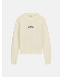 Guess - Cotton Star Embroidered Long Sleeve T-Shirt - Lyst