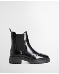 Barbour - Fawne Leather Chelsea Boots - Lyst