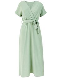 Mela London - Fate Maxi Wrap Dress - Lyst