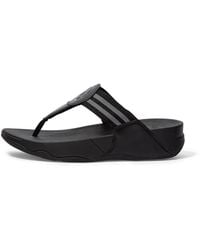 Fitflop - Walkstar Webbing Wide Fit Flatform Sandal - Lyst