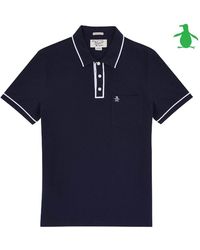 Original Penguin - Short Sleeve Tipped Polo Shirt - Lyst