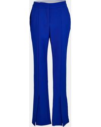 Off-White c/o Virgil Abloh - High Waisted Slim Fit Split Hem Trousers - Lyst