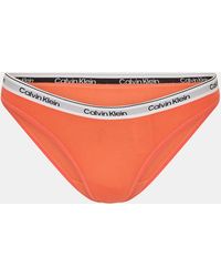 Calvin Klein - Logo Thong - Lyst