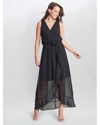 Gina Bacconi - Imogen Sleevless Wrap Dress - Lyst